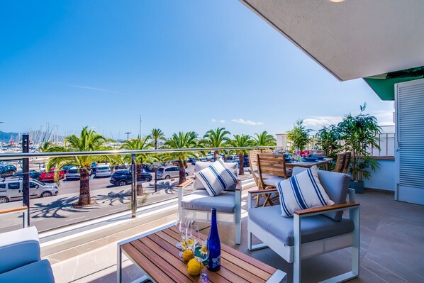 Apartment mit Meerblick in puerto Pollensa