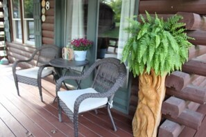 Covered Porch with Gas Grill