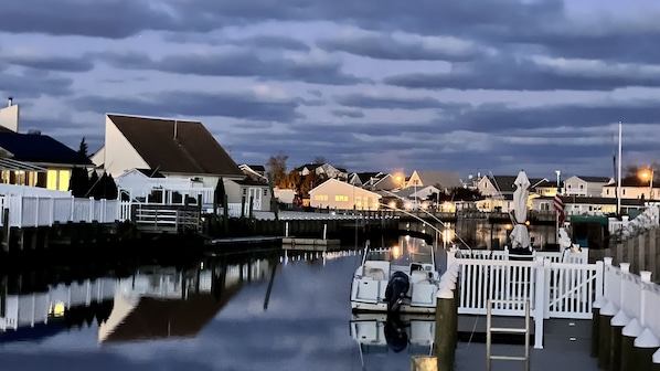 Sunset on the Backyard Lagoon