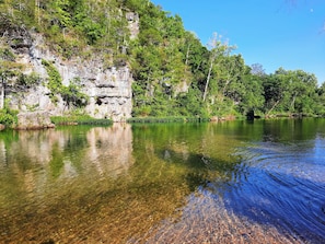 Current River - 200 yard walk from cabin