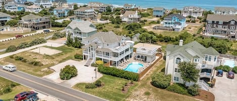 Front Aerial of Corolla Coastin