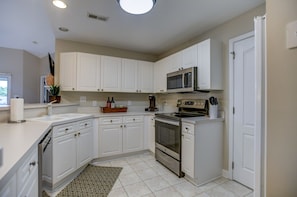 Fully stocked kitchen to prep all your group meals.
