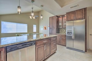 Kitchen | Fully Equipped | Stainless Steel Appliances