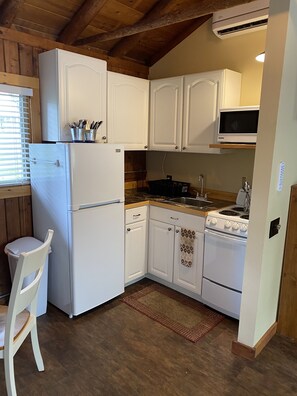 A small Kitchen provides everything you need for a great vacation