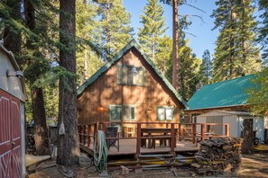 Back of the Cabin - Back Deck and Yard to get a Makeover in Spring 2025
