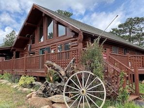 View with east and north porches.