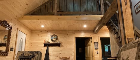 entry way under loft