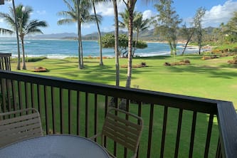 Amazing beach views from Lae Nani condo with new updates!