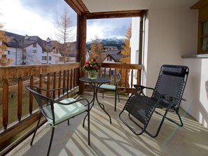 Furniture, Sky, Porch, Window, Wood, Fence, Building, Chair, Cloud, Interior Design