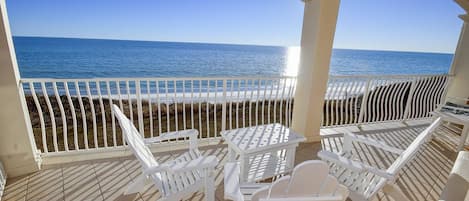Enjoy unbelievable gulf views from the condos large private balcony!