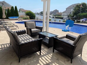 Backyard patio