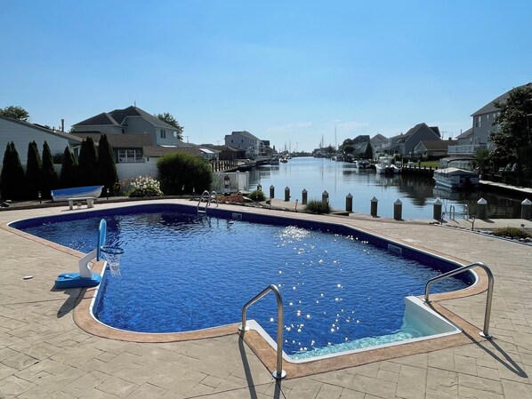 Backyard pool