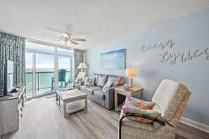 Enough room for the whole family to sit around the TV for movie night.