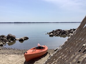 Kayaking, recommend bringing own lifejackets but old ones to use