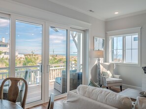 Beach view from family room