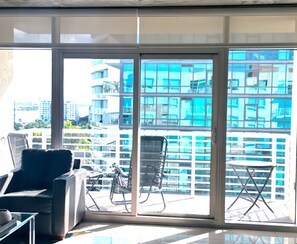 This outdoor deck has amazing views!