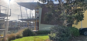 Villa 94, South Shores Resort, Normanville  - balcony overlooking the lagoon