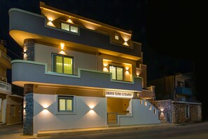 Front of property – evening/night