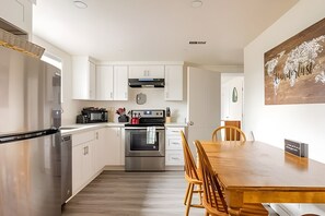 Lower Level Kitchen and dining area ( Unit B)