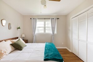 Clean, sanitized and comfy sheets are provided.