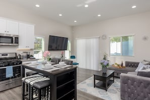 Living Room with Dinning Table