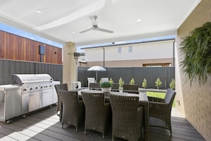 Step out to the alfresco area for BBQ's or rleaxing on the lawn