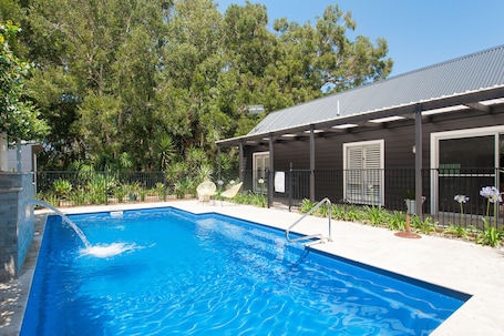 Clear and clean pool for your own private use.