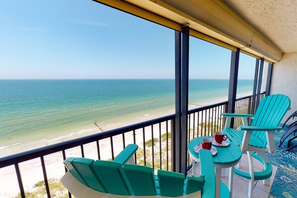 Extra Large Private Balcony with Simply Breathtaking Views of the Gulf of Mexico