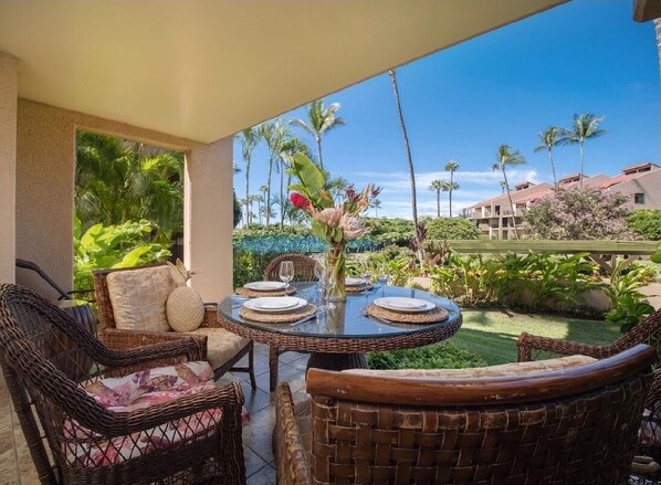 Lanai with Ocean view