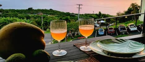 Amazing sunsets over the water from the private lanai