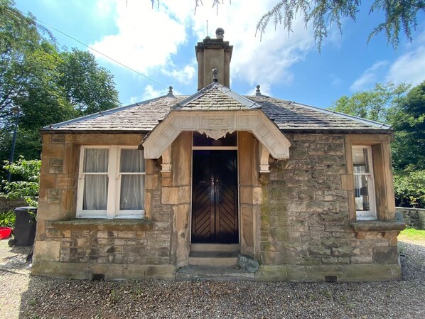 Front door of the Kitchen Garden Cottage