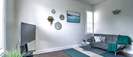 Modern Designated Living Room with Smart TV