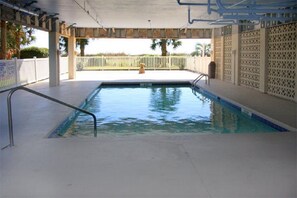 Take a splash in the pool when you want a break from the sun.