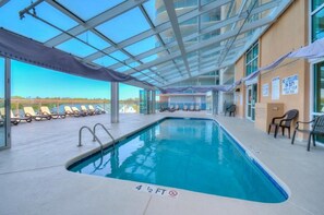 Take a break from the sun and enjoy the covered pool.