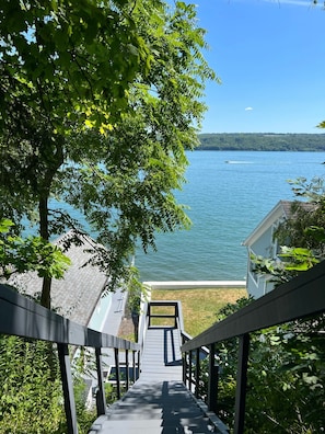 View from the driveway