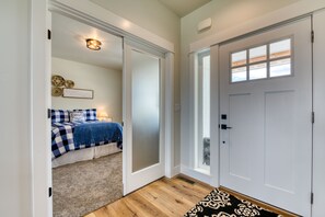 Front entry and Bedroom 2