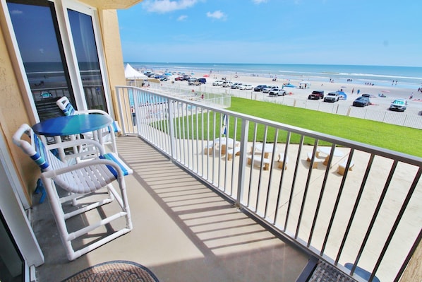 Beach View from Balcony