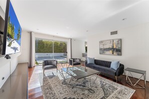 Family Room With Access to backyard