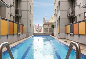 An outdoor pool.