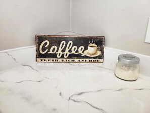 Starter Coffee provided 