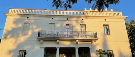 Facade with Loggia and main entrance