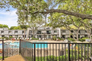 Private Patio Overlooking Community Pool