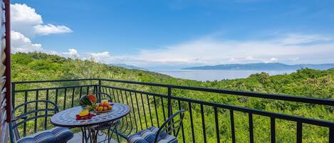 Private balcony, sea view