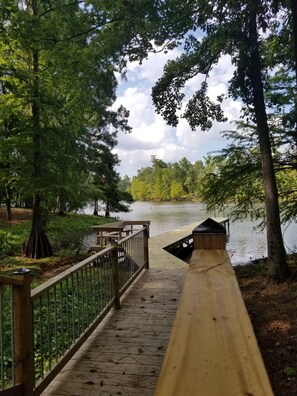 New walkways and decking to pier.