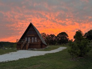 Sunset at the cabin
