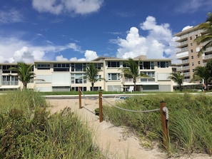 Bldg A viewed from beach