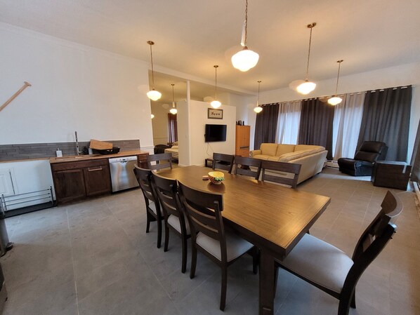 Kitchen Living room
