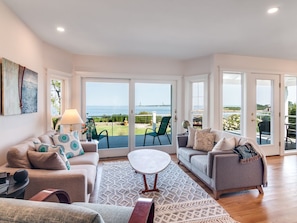 Living room with views