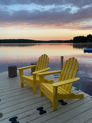 Sunset on the dock