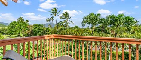 Lanai with Mountain Views